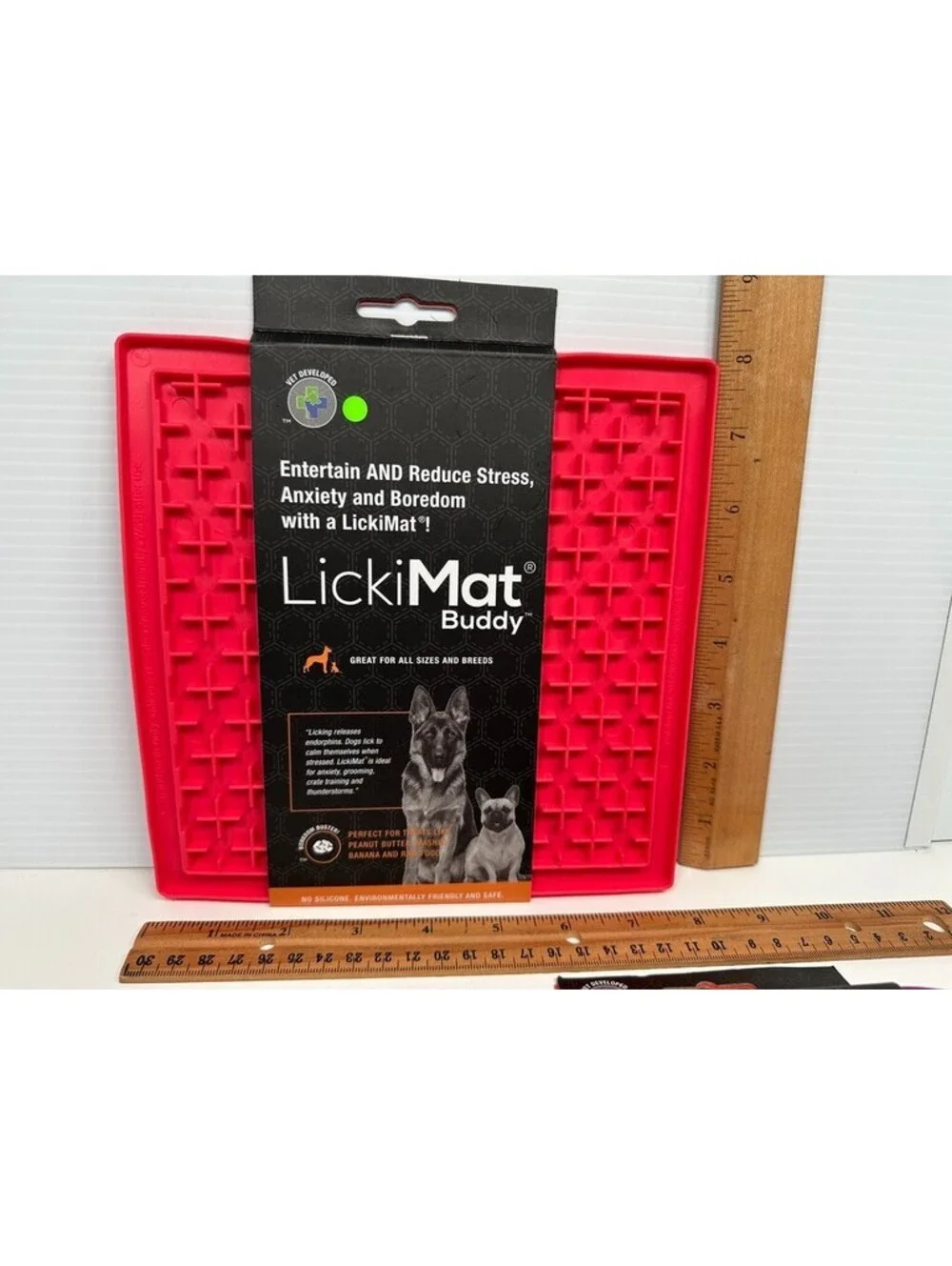 5 LickiMat Tuff Slomo Buddy Soother All Sizes Reduce Stress Anxiety Lot Cat Dog
